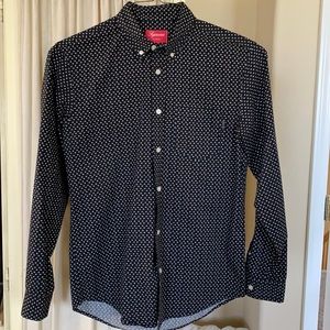 Vintage SUPREME black & white button up Oxford. Size M. Like NEW condition!